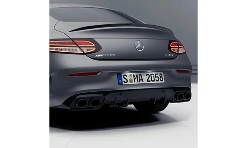 Задний диффузор C 43 AMG для Mercedes-Benz C-Класса C205/A205, Night Package — фото 2