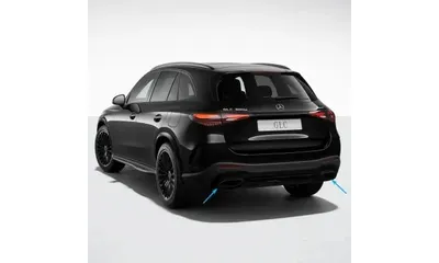 Чёрные декоративные накладки выхлопа Night Package для Mercedes-Benz GLC X254 — фото 1