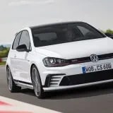 Черные боковые наклейки Clubsport Volkswagen Golf VII GTI, 3 двери, 2 шт. — фото 4