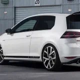 Серые боковые наклейки Clubsport Volkswagen Golf VII GTI, 3 двери — фото 2
