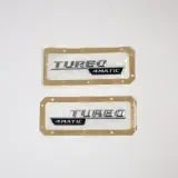 Комплект шильдиков Turbo 4MATIC на крылья Mercedes-Benz A 45 AMG W176, 2 шт. — фото 2