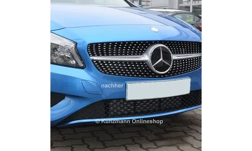 Решетка Diamond Mercedes-Benz A-Класс W176 дорестайлинг — фото 3