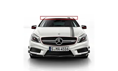 Декоративные полосы на панорамную крышу Mercedes-Benz A-Class W176 A45 Edition 1 — фото 1