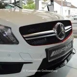Красная наклейка Edition 1 на решетку радиатора Mercedes-Benz A 45 AMG W176 — фото 2