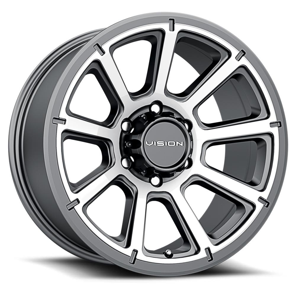 Диск колесный R20x9 Vision HD 353 Матовый Серебро Vision Wheel — фото 1