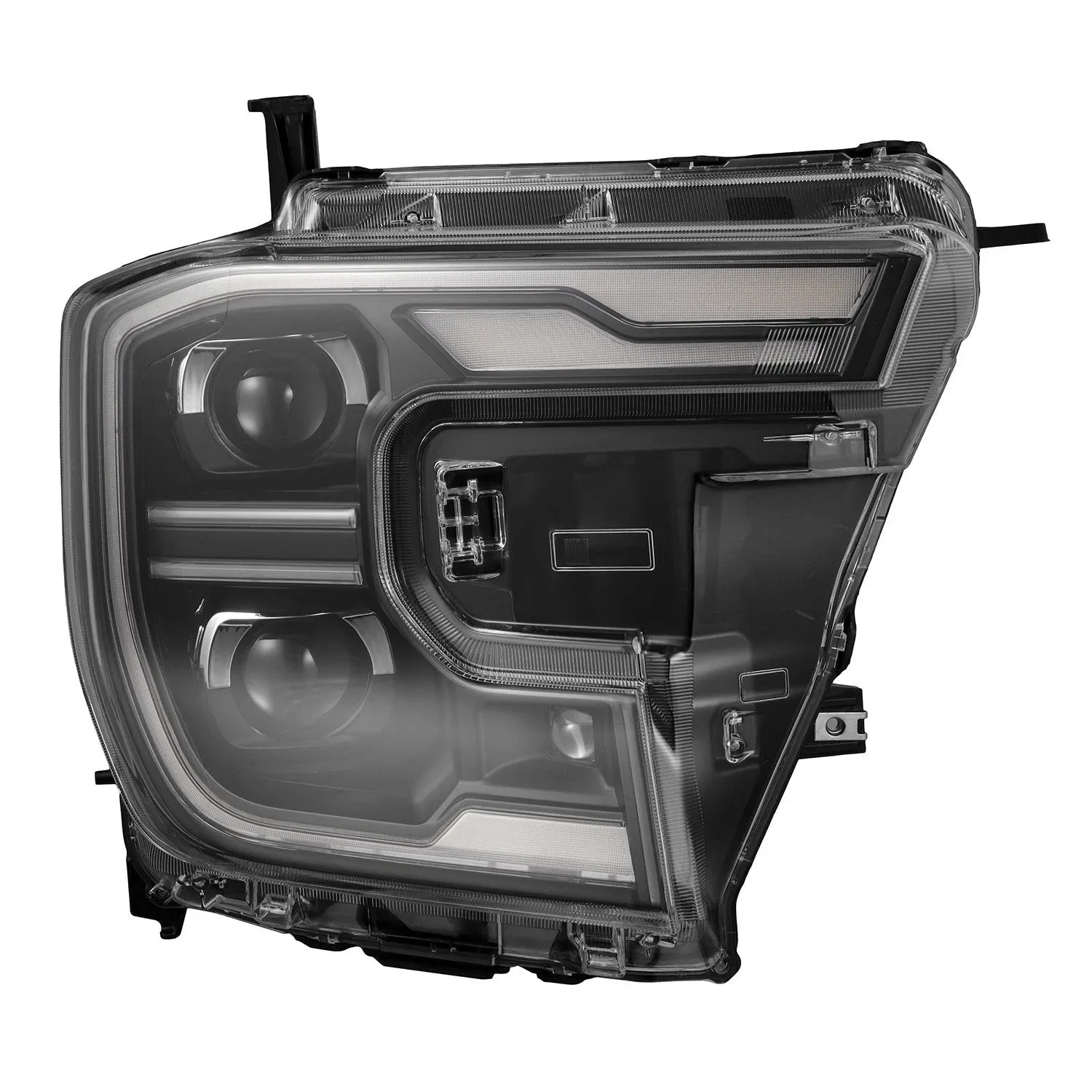 Фары проекторные светодиодные Black LUXX для Ford Ranger 2024–2026, AlphaRex — фото 2