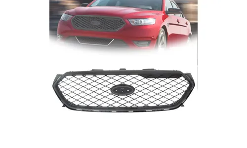 Front Grille Bumper Upper For 2013-2019 Ford Taurus Replacement Black Mesh — фото 1