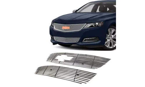 Chevy Impala 2014-2020 w/ Logo Show передняя полированная верхняя решетка — фото 1