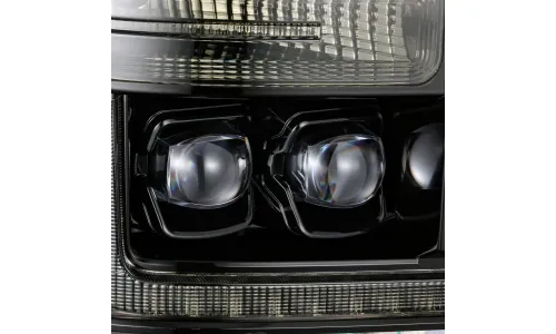Фары проекторные светодиодные Alpha-Black NOVA для Ford F-250/350 2011–2016, AlphaRex — фото 4