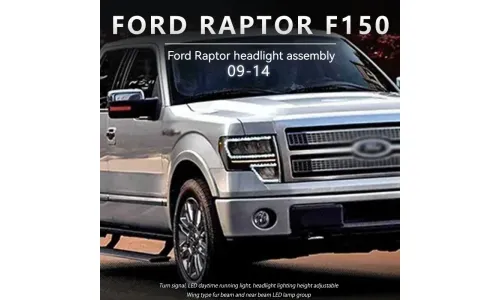 Фары передние LED с ходовыми огнями для Ford Raptor F-150 (2009-2014), комплект, комплект, FT Carlight Carlight — фото 5