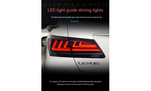 Задние LED-фонари динамический поворотник для Lexus ES (2006-2012), комплект, комплект, FT Carlight Carlight — фото 4