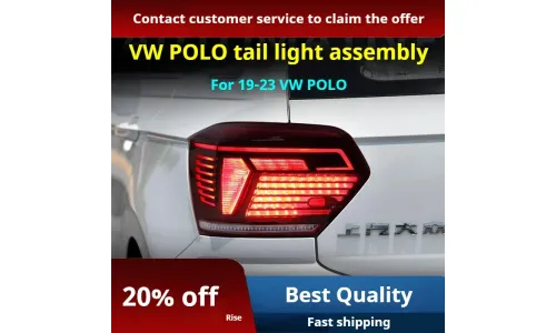 Задние LED-фонари динамический поворотник для VW Polo (2019-2023), комплект, комплект, FT Carlight Carlight — фото 3