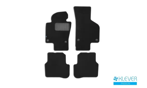 Коврики в салон Klever Premium VOLKSWAGEN Passat (B6) АКПП 2005-2010, седан, 4 шт. (текстиль) / Фольксваген Пассат — фото 1