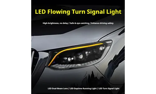 Фары передние LED с ходовыми огнями для Mercedes Sprinter W907 (2019-2026), комплект, комплект, FT Carlight Carlight — фото 3