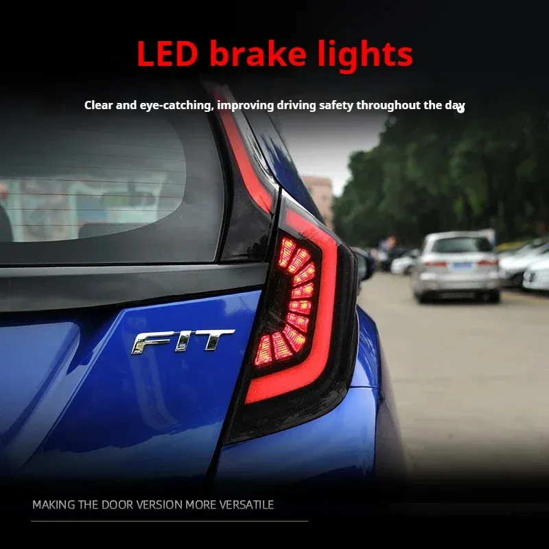 Задние LED-фонари динамический поворотник для Honda Fit GK5 (2014-2020), комплект, комплект, FT Carlight Carlight — фото 4