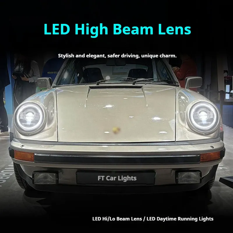 Фары передние LED с ходовыми огнями для Porsche 993 (1993-1998), комплект, комплект, FT Carlight Carlight — фото 4