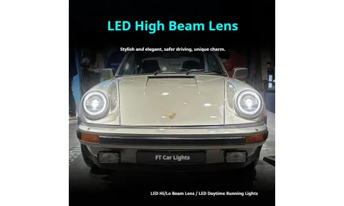 Фары передние LED с ходовыми огнями для Porsche 993 (1993-1998), комплект, комплект, FT Carlight Carlight — фото 4