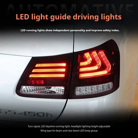 Задние LED-фонари динамический поворотник для Lexus GS (2004-2011), комплект, комплект, FT Carlight Carlight — фото 5
