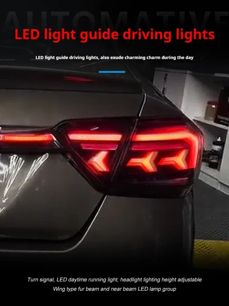 Задние LED-фонари динамический поворотник сквозные для Proton Saga (2016-2022), комплект, комплект, FT Carlight Carlight — фото 2