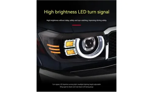 Фары передние LED с ходовыми огнями для Toyota Land Cruiser 70 (2007-2020), комплект, комплект, FT Carlight Carlight — фото 3