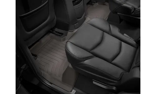 Ковры салона Floorliners, 2 ряд Cadillac Escalade 2015-2020, какао, Weathertech — фото 1