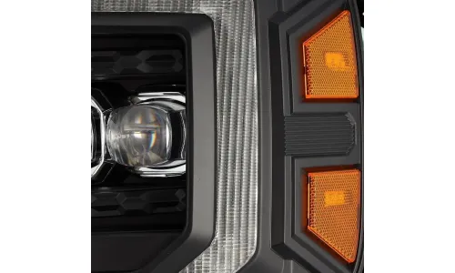 Фары светодиодные Black NOVA для GMC Sierra 1500/2500/3500 2015–2018, AlphaRex — фото 4