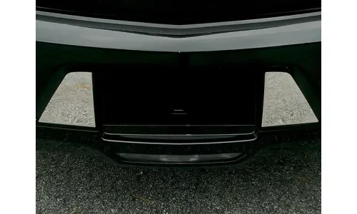Удлинитель отделки номерного знака отделка нержавеющая сталь 2 шт для Cadillac XTS 2018-2019 — фото 1
