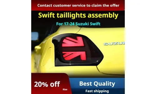 Задние LED-фонари динамический поворотник для Suzuki Swift Sport (2017-2024), комплект, комплект, FT Carlight Carlight — фото 2