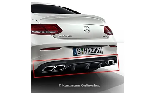 Задний диффузор C 63 AMG для Mercedes-Benz C-Класса C205/A205 — фото 1