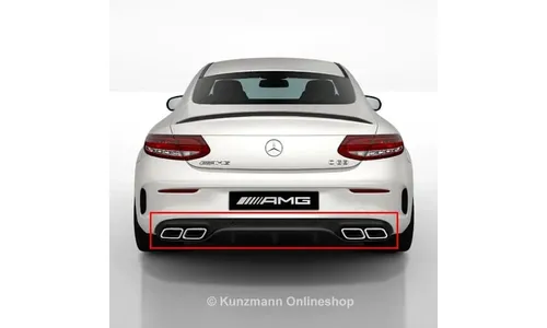 Задний диффузор C 63 AMG для Mercedes-Benz C-Класса C205/A205 — фото 2
