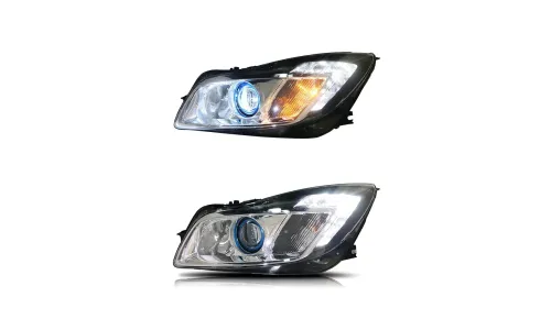 Фары передние LED с ходовыми огнями для Buick Regal GS (2009-2013), комплект, комплект, FT Carlight Carlight — фото 6