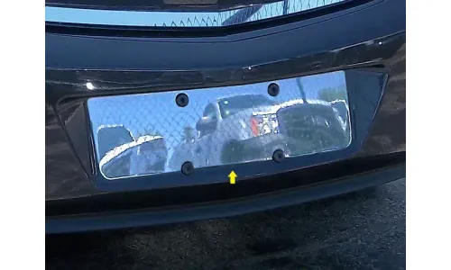BUICK REGAL 2011-2012 ХРОМИРОВАННАЯ ОТДЕЛКА НОМЕРНОГО ЗНАКА ИЗ НЕРЖАВЕЮЩЕЙ СТАЛИ — фото 1