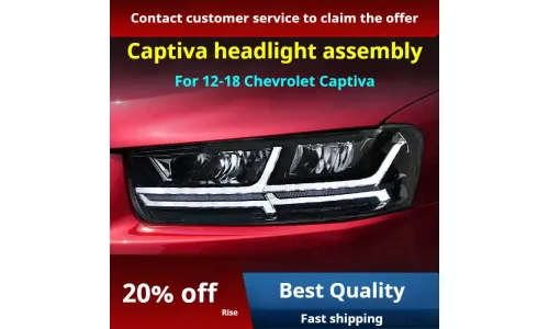 Фары Full LED проектор ДХО для Chevrolet Captiva (2011-2018), комплект, комплект, FT Carlight Carlight — фото 2
