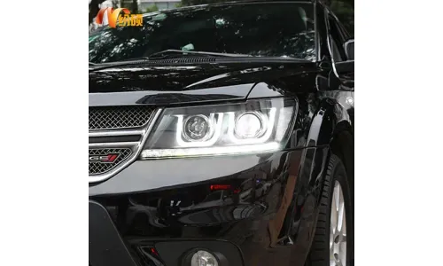 Фары передние LED с ходовыми огнями для Dodge Journey/Freemont (2009-2016), комплект, комплект, FT Carlight Carlight — фото 4