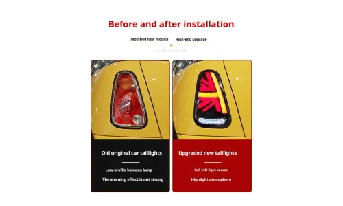 Задние LED-фонари динамический поворотник для Mini Cooper R50/R52/R53 (2001-2007), комплект, комплект, FT Carlight Carlight — фото 7