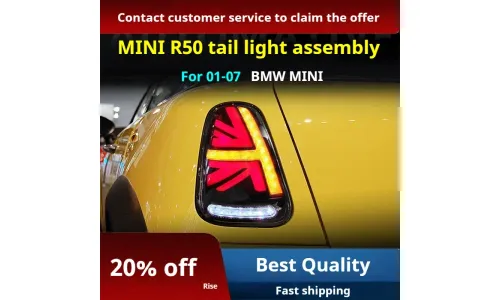 Задние LED-фонари динамический поворотник для Mini Cooper R50/R52/R53 (2001-2007), комплект, комплект, FT Carlight Carlight — фото 2