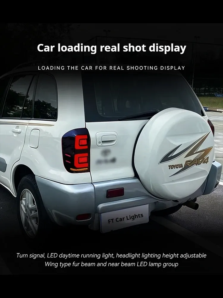 Задние LED-фонари динамический поворотник для Toyota RAV4 (2000-2004), комплект, комплект, FT Carlight Carlight — фото 7