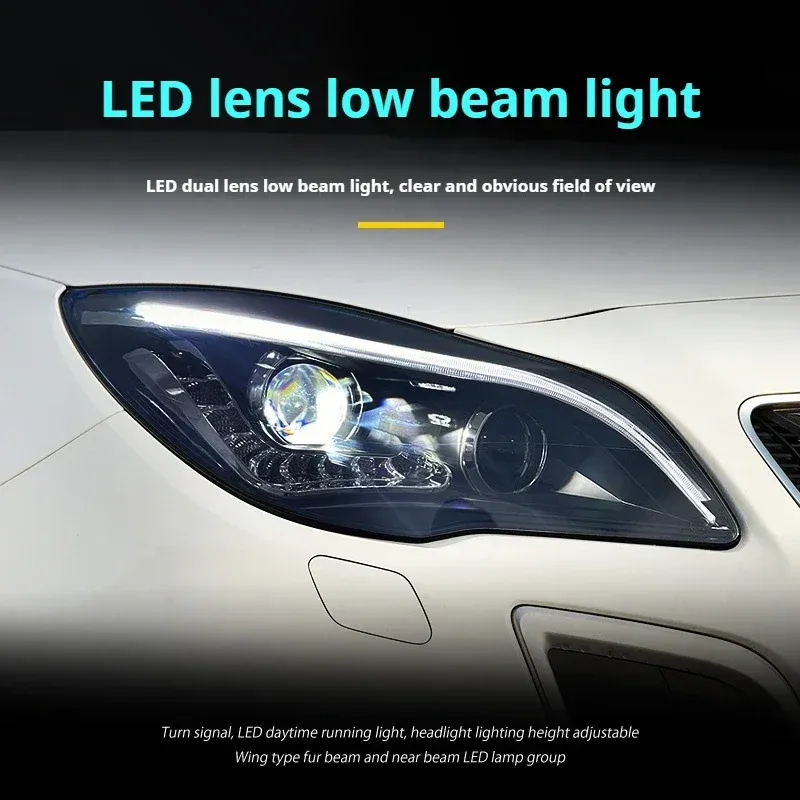 Фары передние LED с ходовыми огнями для Buick Regal / Opel Insignia (2014-2016), комплект, комплект, FT Carlight Carlight — фото 4