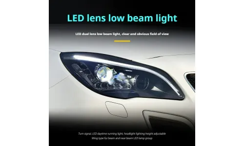 Фары передние LED с ходовыми огнями для Buick Regal / Opel Insignia (2014-2016), комплект, комплект, FT Carlight Carlight — фото 4