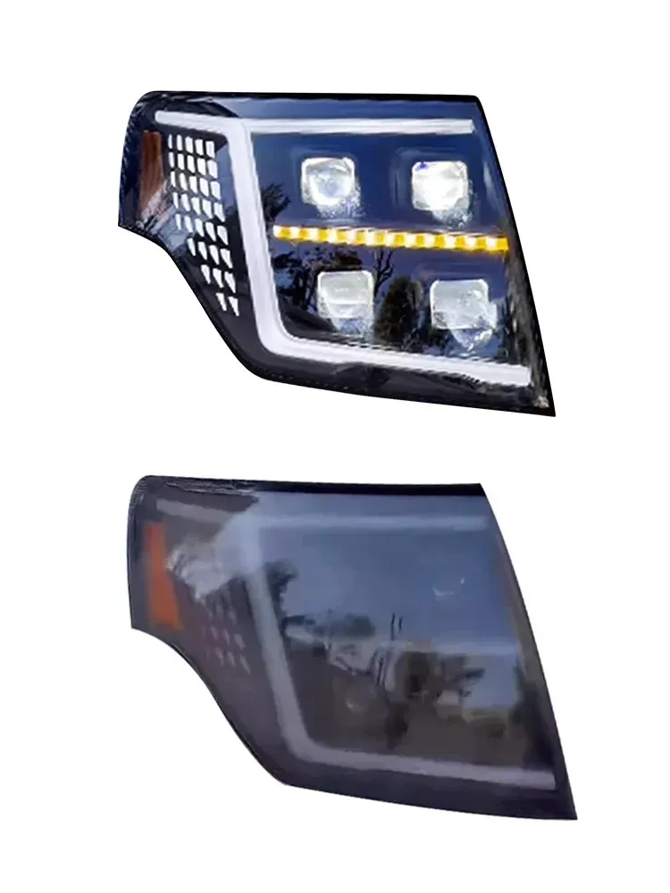 Фары Full LED проектор ДХО для Mitsubishi Pajero V93/V97 (2005-2021), комплект, комплект, FT Carlight Carlight — фото 6