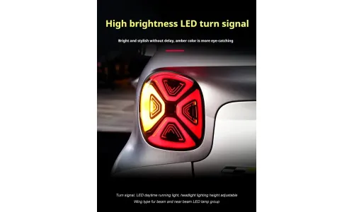 Задние LED-фонари динамический поворотник для Smart (2015-2019), комплект, комплект, FT Carlight Carlight — фото 5