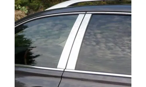 Накладки стоек дверей из нержавеющей стали 4 шт отделка двери QAA для Lexus RX 2010-2015 — фото 1