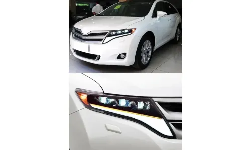 Фары передние LED с ходовыми огнями для Toyota Venza (2009-2013), комплект, FT Carlight — фото 7
