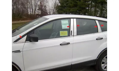 Ford Escape 13-19 QAA из нержавеющей стали хромированные полированные стойки стойки 10 шт PP53363 — фото 1