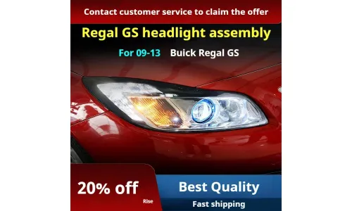 Фары передние LED с ходовыми огнями для Buick Regal GS (2009-2013), комплект, комплект, FT Carlight Carlight — фото 2