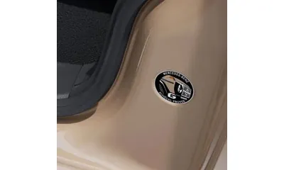 Комплект шильдиков STRONGER THAN THE 1980s Mercedes-Benz G-Класс W465, бежевый Colorado Beige, 2 шт. — фото 1