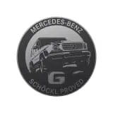 Комплект шильдиков STRONGER THAN THE 1980s Mercedes-Benz G-Класс W465, серый, 2 шт. — фото 2