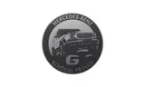 Комплект шильдиков STRONGER THAN THE 1980s Mercedes-Benz G-Класс W465, серый, 2 шт. — фото 2