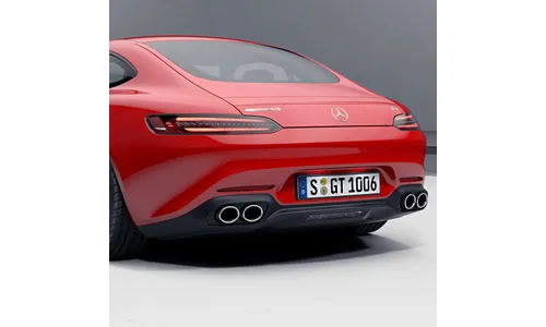 Задний диффузор AMG GT для Mercedes-AMG GT C190/R190, хром — фото 1