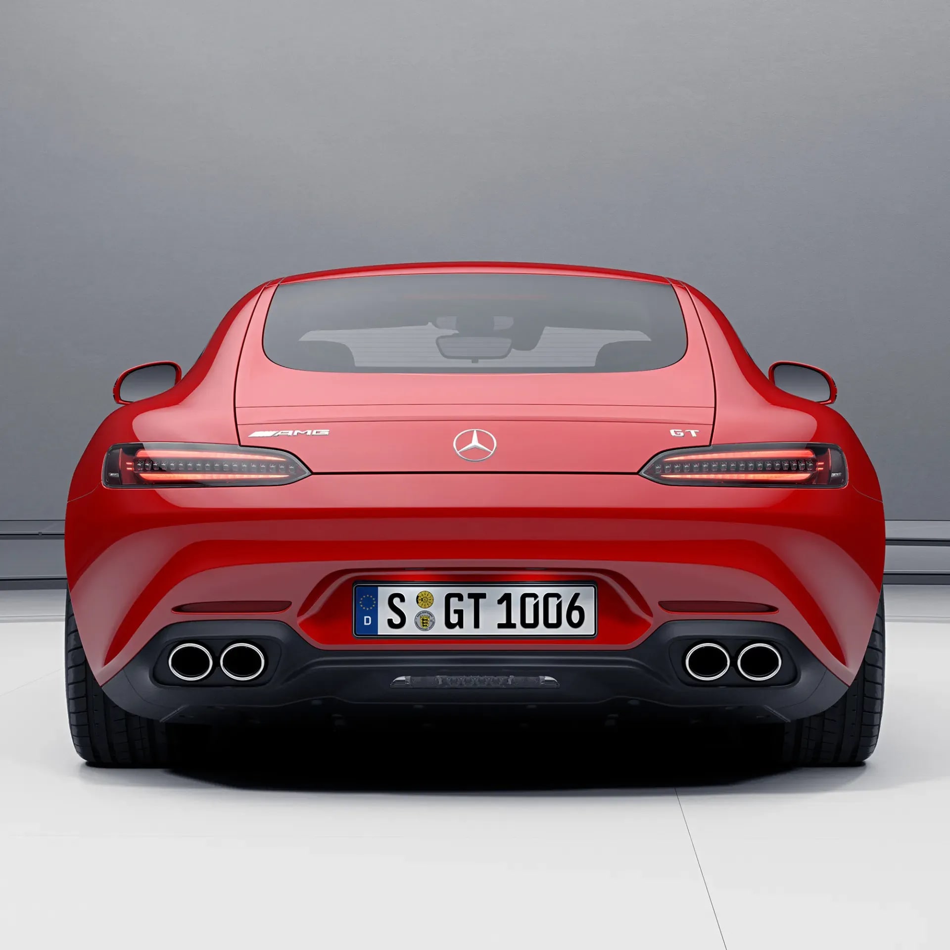 Задний диффузор AMG GT для Mercedes-AMG GT C190/R190, хром — фото 5